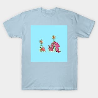 Caterpillar and ladybird T-Shirt